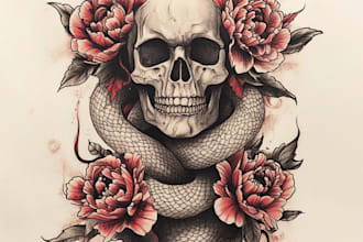 create an amazing custom tattoo design for you