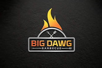do restaurant, food, bar, cafe, shop,and bbq logo