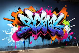 do airbrush graffiti design t shirts and logo