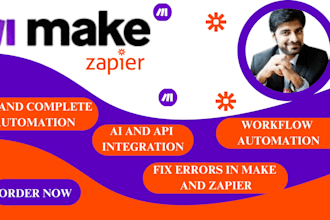 setup make com automation, make com, make automation, automation workflow