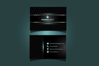do luxury visiting card or minimalist business card