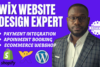 wix website design wix template landing page wix blog wix godaddy shopify expert
