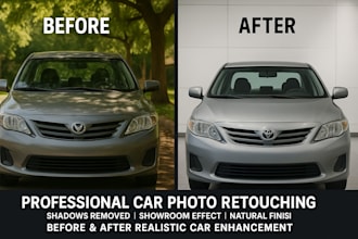 do car photo editing shadow,reflection,lightroom and retouch