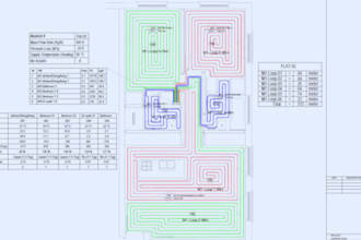 underfloor heating layouts, manual j hvac load calculations