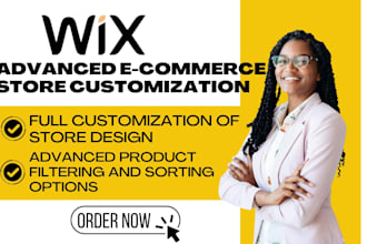 fully customize your wix ecommerce store design features godaddy squarespace seo