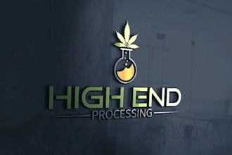 design premium quality cannabis, weed, hemp, cbd oil logo