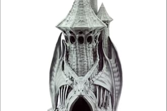do 3d terrain minis,dice tower castles figure 3d resin,tabletop rpg for 3d print
