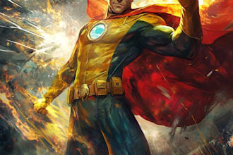 make you as a superhero marvel or dc character