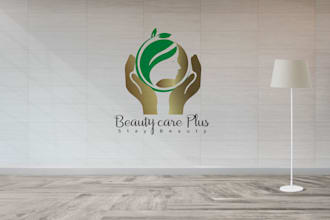 design elegant cosmetics, makeup, boutique, feminine salon and beauty brand logo
