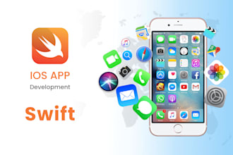 develop ios app in swift 5, swiftui, ios
