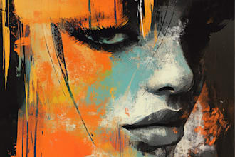 paint digital abstract art illustration