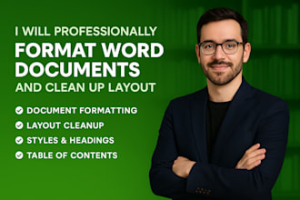 professionally format word documents and clean up layout
