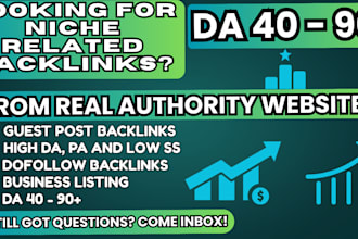 do niche related high da business listing to rank your website
