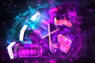 make a minecraft render for your youtube and streaming needs