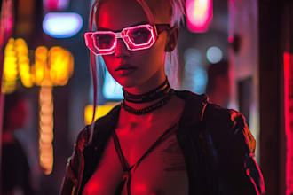 do cyberpunk city 2d environment and fantasy art