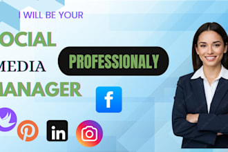 be your professional social media manager for instagram,facebook and growth