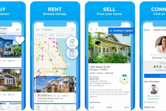 develop real estate app like zillow, property management app airbnb clone app