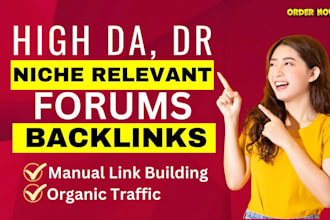 create high quality seo forum backlinks for your niche