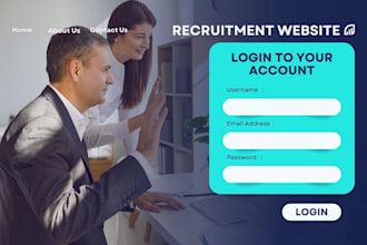 design recruitment website,job board,healthcare staffing website, agency website