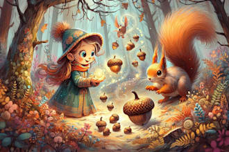 draw children story book illustration and kids book