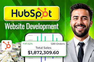 be your hubspot expert, design hubspot website, figma to hubspot