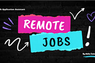 do job applications, find job, job search and apply remote jobs for you