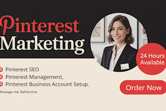 manage pinterest account with SEO optimized pins and boards