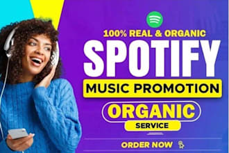 do organic spotify music promotion, spotify album promotion professionally