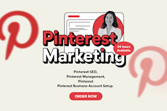 be your pinterest marketing manager and SEO