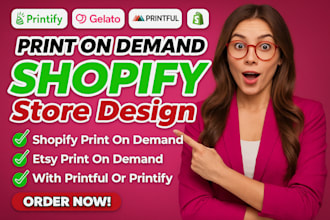 print on demand, shopify dropshipping, etsy pod, shopify pod, shopify printful