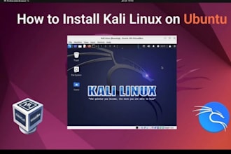 install and teach you complete kali linux or ubuntu setup in vm within 24hr