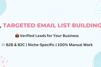 do targeted email list building for your business