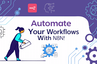 build and integrate ai n8n workflows to automate tasks and save you hours