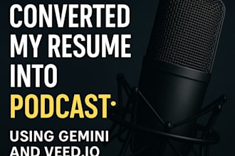 convert your resume into a podcast or video using ai tools