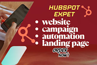 design and automate hubspot email marketing and CRM workflows