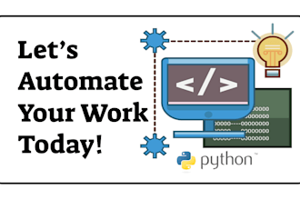 build python ai automation bots for office work, data entry, file handling