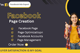 design your facebook page creation and optimization