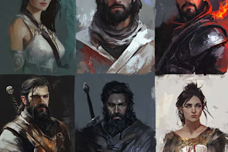 draw your d and d character and oc