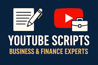 write engaging youtube scripts for business and entertainment channels