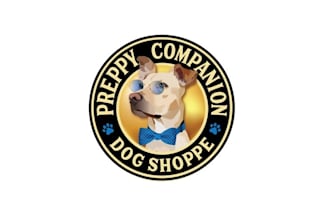 design fashionable preppy dog shop logo