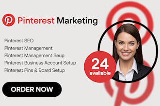 setup,optimize and do pinterest marketing, pins and boards