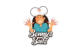 design fun weird shrimp boil company logo