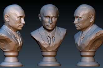 sculpt your 3d character 3d bust model 3d model for printing