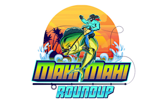design roundup fishing tournament logo