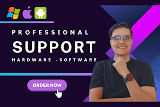be your tech support expert for any software or hardware problem