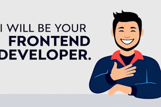 be your frontend developer design to angular