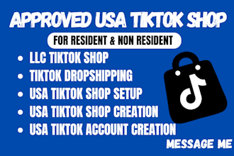 create usa tiktok shop usa tiktok account for non resident llc usa tiktok shop
