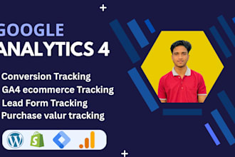 fix or setup google analytics 4 ga4 ecommerce conversion  tracking