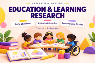 do assigned early childhood projects, inclusive research, learning case studies