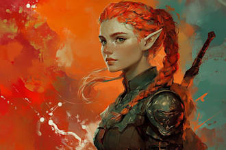make dnd character art and d and d character art